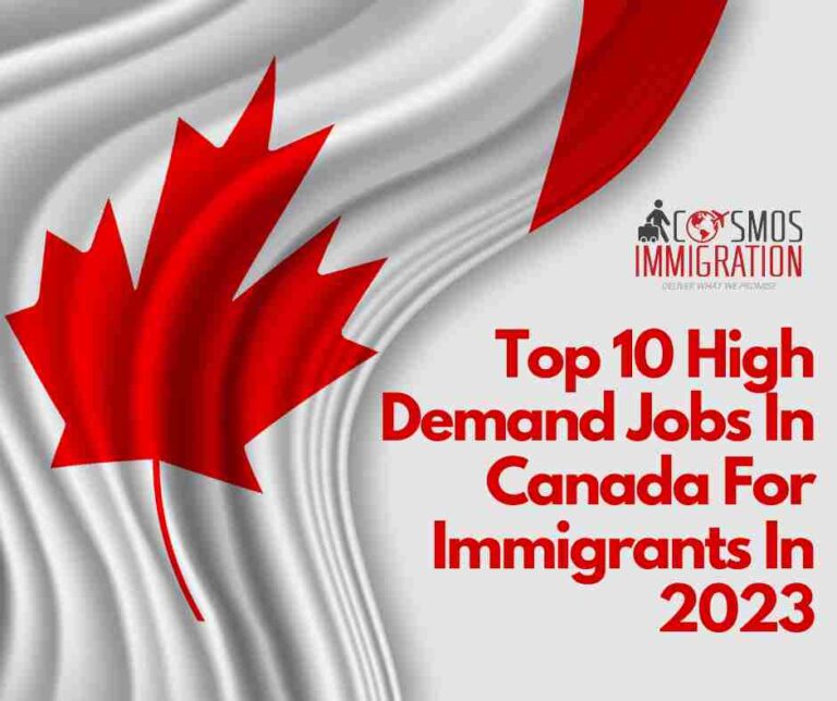 Top 10 High Demand Jobs In Canada For Immigrants In 2023 768x644 