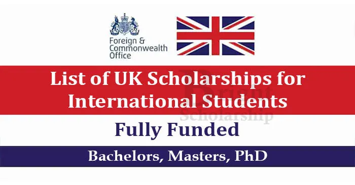 FANTASTIC Scholarship 2023-24 from the British Council for Study in the United Kingdom